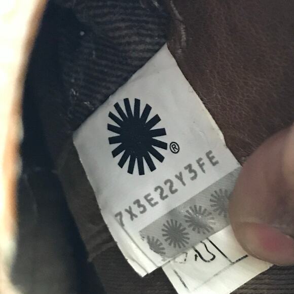 UGG Pax Waterproof Chipmunk Brown Leather Wedge Booties - Picture 14 of 15